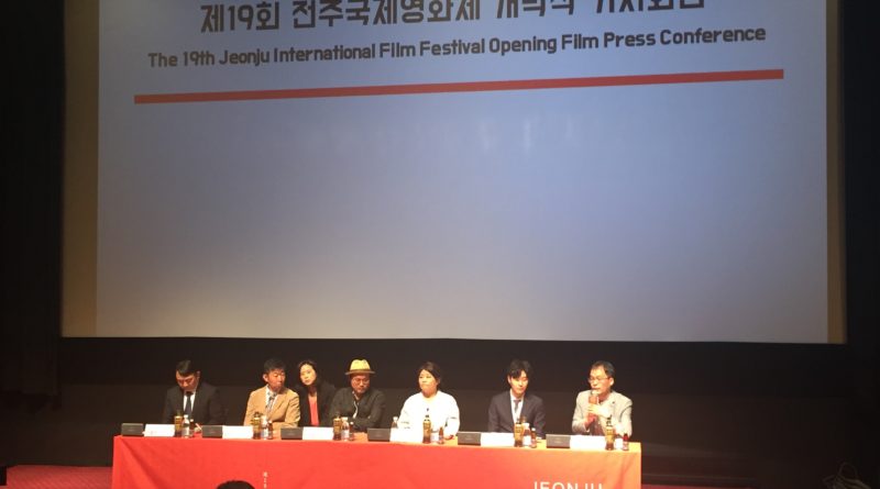 제19회 전주국제영화제 개막작 기자회견
